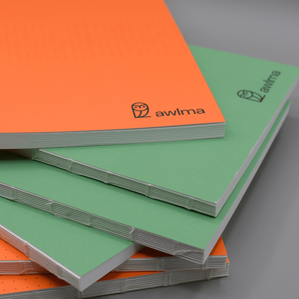 110 page A5 Notebook - Awlma