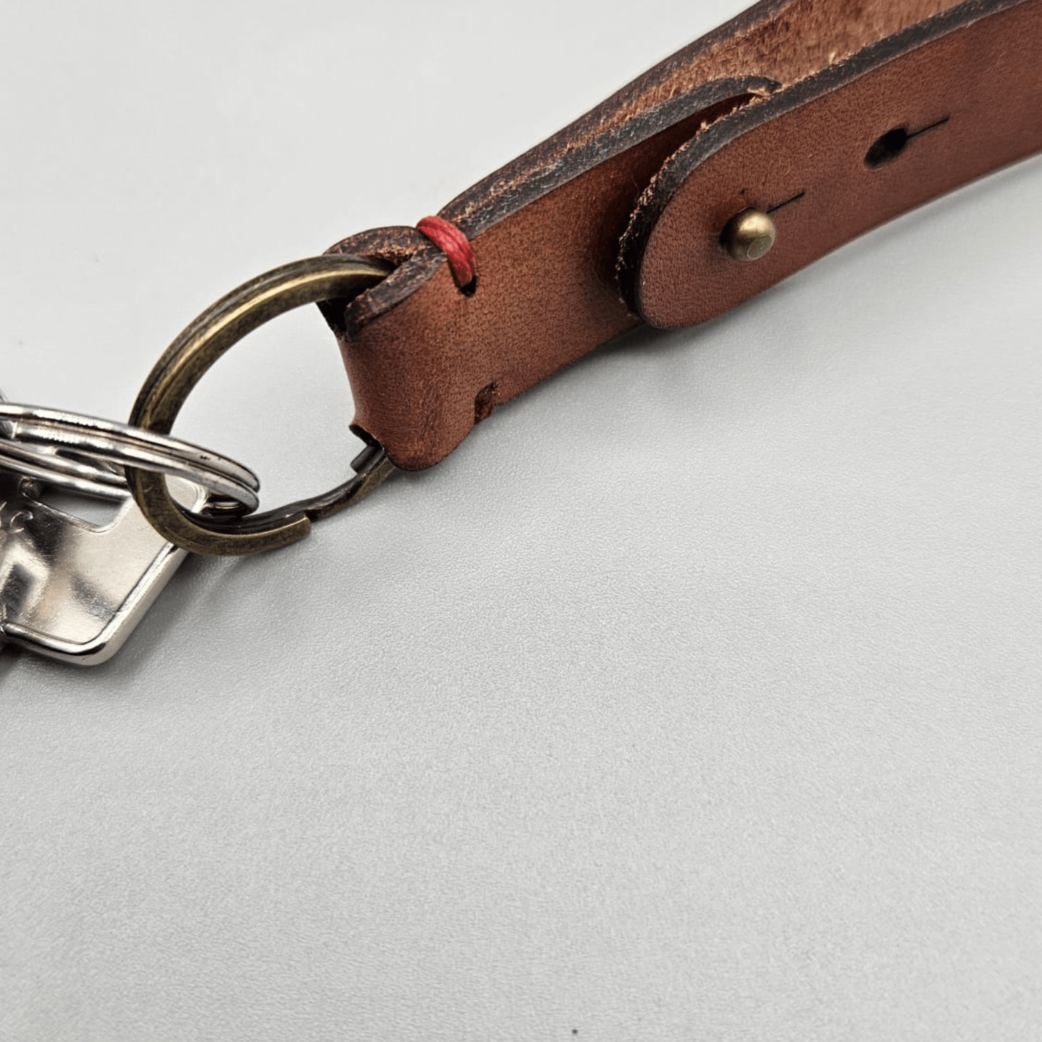 Leather Belt Keychain - Awlma