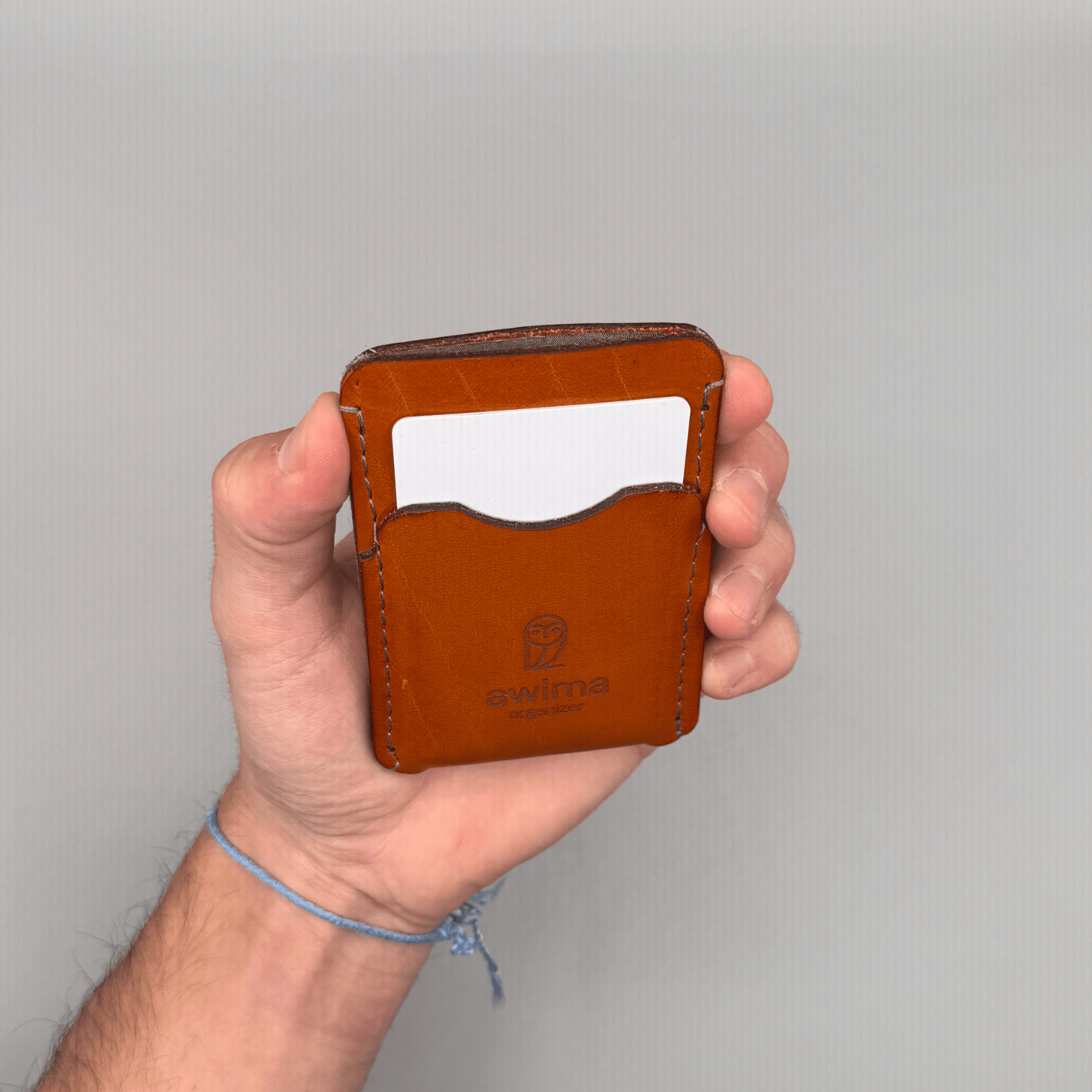 RFID Protected Leather Cardholder - Awlma